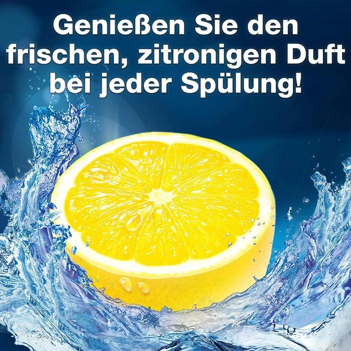 WC-Frisch WC-Duftspüler Kraft Aktiv Lemon, Lufterfrischer Effekt, Sauber + Frisch, Im Korb 4 WC-Frisch WC-Duftspüler Kraft Aktiv Lemon, Lufterfrischer Effekt, Sauber + Frisch, Im Korb – Bild 2