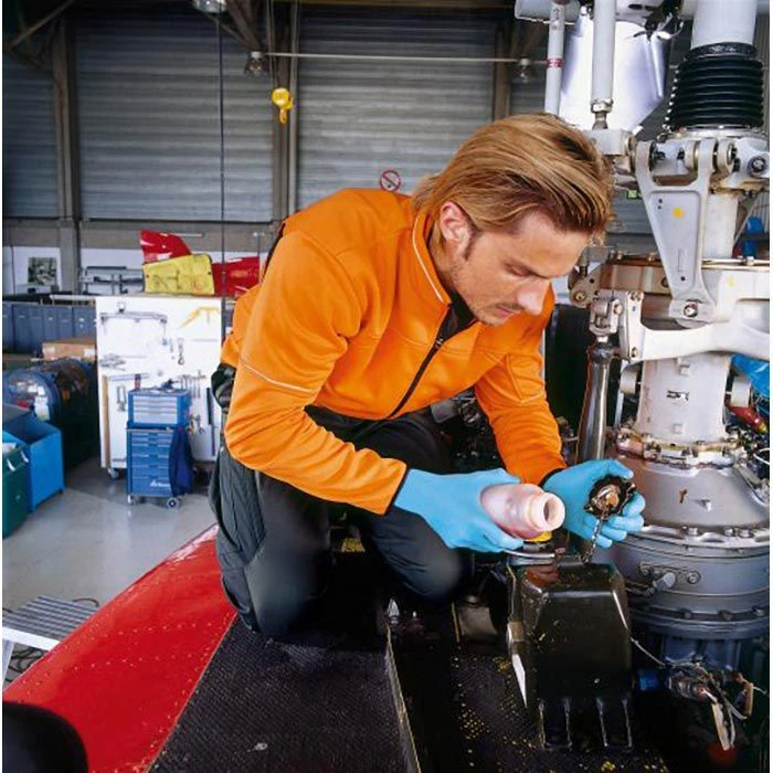 Uvex Einmalhandschuhe U-fit Nitril, Puderfrei, Chemikalienschutzhandschuh, Blau, 100 Stück, Gr. L 6 Uvex Einmalhandschuhe U-fit Nitril, Puderfrei, Chemikalienschutzhandschuh, Blau, 100 Stück, Gr. L – Bild 4