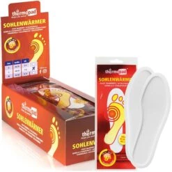 Thermopad Wärmepads Sohlenwärmer, Größe 40-42 (L), 8h Wärme, Einlegesohle, 10 Paar
