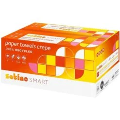 Satino Papierhandtücher Smart 268180, Weiß, 1-lagig, Lagen-Falz, 25 X 31 Cm, 4000 Stück -Wohnmöbel Gemischtwaren Geschäft 68d4c9b936fd358a00df239f10f92fff415eab3d papierhandtuecher satino smart 268180 weiss