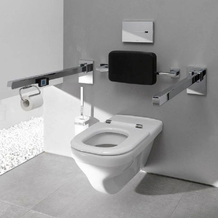 Emco Toilettenpapierspender System 2, Metall, Für 1 Kleinrolle, Für Stützgriffe, Chrom 5 Emco Toilettenpapierspender System 2, Metall, Für 1 Kleinrolle, Für Stützgriffe, Chrom – Bild 3