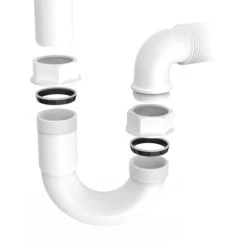 Variosan Siphon Röhrensiphon 11497, 1 1/2 Zoll, Für Spüle, Mit 2 Geräteanschlüssen, Flexibel, Weiß -Wohnmöbel Gemischtwaren Geschäft 700588d0dce7bb4fdfbf3cb2250ed5bfdea0e063 siphon variosan roehrensiphon 11497 1 12 zoll