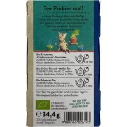 Sonnentor Tee Probier Mal!, BIO, 20 Sorten, 34,4g, 20 Beutel -Wohnmöbel Gemischtwaren Geschäft 71433a64e9183d0a8d2ff179331c5788deb98a88 tee sonnentor probier mal bio