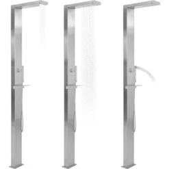 VidaXL Gartendusche Quadratisch, 48200, 210cm Höhe, Edelstahl, Mit Handbrause -Wohnmöbel Gemischtwaren Geschäft 7346b48d0b3aaf5d970b42a0a73efacc96301001 gartendusche vidaxl quadratisch 48200