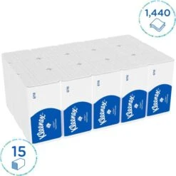 Kimberly-Clark Papierhandtücher Kleenex Ultra 6710, 3-lagig, Interfold-Falz, 21,5 X 31,8cm, 1440 Stück -Wohnmöbel Gemischtwaren Geschäft 74d10dd03543b69bedaa5c38df278066cf57bdaf papierhandtuecher kleenex ultra 6710