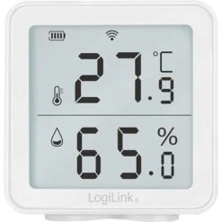LogiLink Thermo-Hygrometer SC0116, Innen, Digital, Mit App -Wohnmöbel Gemischtwaren Geschäft 7d23d7a8cff5d0e2df0982b1b7c9fd81642d648f thermo hygrometer logilink sc0116 innen