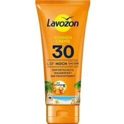 LAVOZON Sonnencreme LSF 30, Wasserfest, 100ml