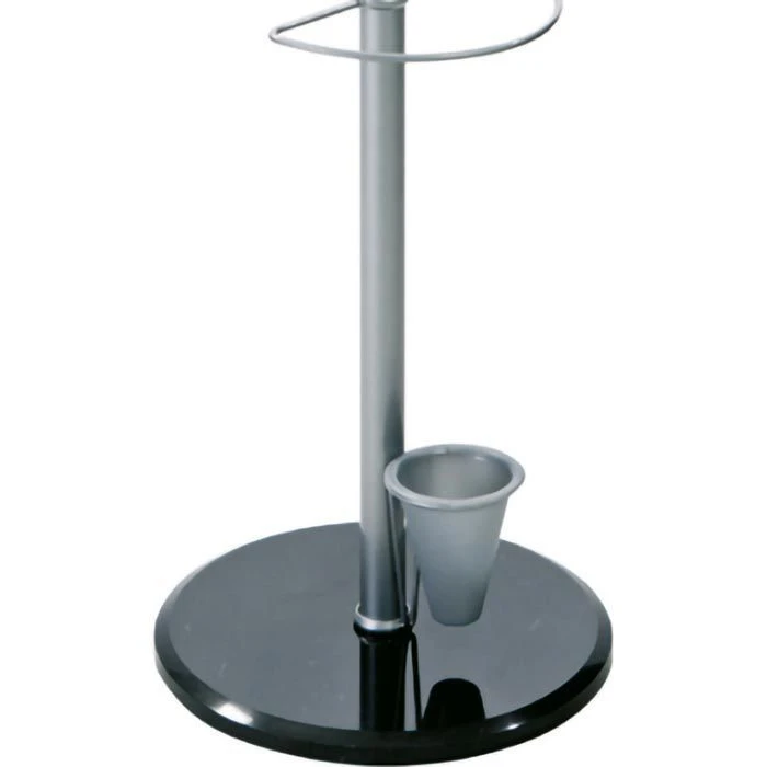 Alco Garderobenständer 2805, Mit 3 Haken Und 6 Kleiderbügeln, Metall, Silber 5 Alco Garderobenständer 2805, Mit 3 Haken Und 6 Kleiderbügeln, Metall, Silber – Bild 3