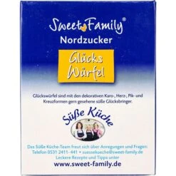 Sweet-Family Zucker Glücks-Würfel, Würfelzucker, Weiß, 500g -Wohnmöbel Gemischtwaren Geschäft 87436031e9b558195791343f255ba4316631d84e zucker sweet family gluecks wuerfel wuerfelzucker