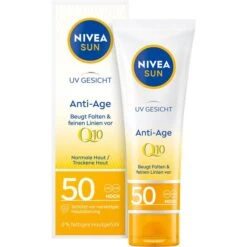 Nivea Sonnencreme Sun UV Gesicht, Anti-Age &, Anti-Pigmentflecken, LSF 50, 50ml