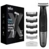 Braun Barttrimmer Series X Face & Body XT5100, Für Herren, All-in-One-Gerät, Wet&Dry, 5 Aufsätze