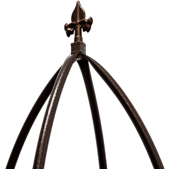 Relaxdays Rankgitter 10017880, Dunkelbraun, 190 X 35 X 35 Cm, Metall 4 Relaxdays Rankgitter 10017880, Dunkelbraun, 190 X 35 X 35 Cm, Metall – Bild 2