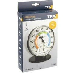 TFA Thermo-Hygrometer 45.2033 Analog, Standfuß, Verchromt -Wohnmöbel Gemischtwaren Geschäft 9246ff0a90e0b04426b083a61496a499da7c3d58 thermo hygrometer tfa 45.2033 innen