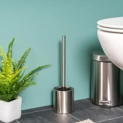 Bremermann WC-Bürste WC-Garnitur, Silber, Bürstenhalter Aus Edelstahl, Inkl. 3 Ersatzköpfe -Wohnmöbel Gemischtwaren Geschäft 926354b93a41e9b933a28411b7b4f9f8a49e939c wc buerste bremermann wc garnitur silber