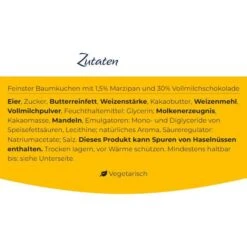Kuchenmeister Baumkuchen Vollmilch, 300g -Wohnmöbel Gemischtwaren Geschäft 92880028f9c2f6682a1ec7a637ee6e43a3caf1ad baumkuchen kuchenmeister vollmilch