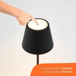 LEDmaxx Schreibtischlampe LED, IP54, Dimmbar, Mit Standfuß, Mit Akku -Wohnmöbel Gemischtwaren Geschäft 92d3346e4b359177ccc70cc429b096a9bef8c023 schreibtischlampe ledmaxx led