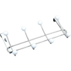 Wenko Kleiderhaken Lissa, 22679100, Für Die Tür, Weiß, Metall, 8 Haken -Wohnmöbel Gemischtwaren Geschäft 9369def784733bd6deb7347b0c6f3bcd0d3bc58a kleiderhaken wenko lissa 22679100