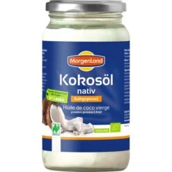 Morgenland Kokosöl BIO, Nativ, Kaltgepresst, Schraubglas, 950ml