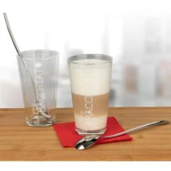 Ritzenhoff&Breker Kaffeegläser Lena, Set Mit Löffel, Latte Macchiato, 350ml, 4-teilig -Wohnmöbel Gemischtwaren Geschäft 955fa0d8cc47617739faa7460cdb60dcd53cd5a1 kaffeeglaeser ritzenhoffundbreker lena
