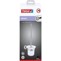Tesa WC-Bürste Moon, Weiß / Edelstahloptik, Bürstenhalter Aus Glas, Zur Wandmontage 9 Tesa WC-Bürste Moon, Weiß / Edelstahloptik, Bürstenhalter Aus Glas, Zur Wandmontage -Wohnmöbel Gemischtwaren Geschäft 99754cad01d850df3ec4ff5ef9b54dad67e66e14 wc buerste tesa moon weiss edelstahloptik