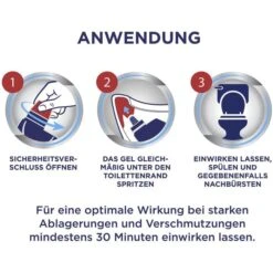 Domestos WC-Reiniger Kraft & Frische WC Gel, Ocean Fresh, Beseitigt 99,9% Der Bakterien, 750ml -Wohnmöbel Gemischtwaren Geschäft 9b616e67eb6257dd0d259bcc196726d1884c0744 wc reiniger domestos kraft und frische wc gel