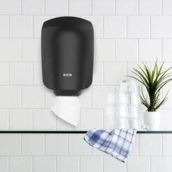 Katrin Handtuchspender Inclusive Centerfeed M, 92124, Kunststoff, Für Rollenhandtücher, Schwarz -Wohnmöbel Gemischtwaren Geschäft 9bccc3ca116fafe1d0df4385ec0292d76e6c7a0f handtuchspender katrin inclusive centerfeed m