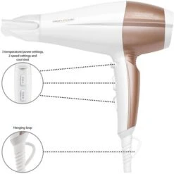 Proficare Haartrockner PC-HT 3010, Ionen-Haartrockner, 2200 Watt, Weiß-champagner -Wohnmöbel Gemischtwaren Geschäft 9be3aed39400294b44c99fccc5c09b3e28a1cf45 haartrockner proficare pc ht 3010