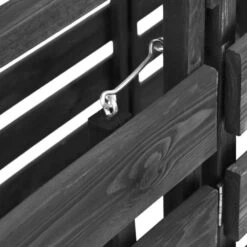 VidaXL Mülltonnenbox 315411, Bis 240 Liter, Für 2 Mülltonnen, Verriegelbar, Schwarz, Holz -Wohnmöbel Gemischtwaren Geschäft a09ab1abe94fe7a5b4c838ece4355d2d3dcf3b59 muelltonnenbox vidaxl 315411 bis 240 liter