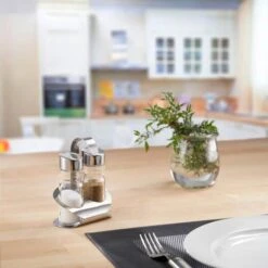 Westmark Salz-und-Pfefferstreuer Wien 65022260, Set Mit Menage, Aus Glas / Edelstahl, Transparent -Wohnmöbel Gemischtwaren Geschäft a178f184b26800939cbad8942cb496d48002fec5 salz und pfefferstreuer westmark wien 65022260