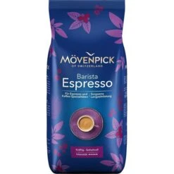 Mövenpick Kaffee Espresso, Ganze Bohnen, Kräftig, 1kg