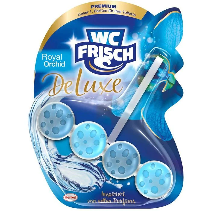 WC-Frisch WC-Duftspüler De Luxe Royal Orchid, Inspiriert Von Edlen Parfüms, Im Korb 3 WC-Frisch WC-Duftspüler De Luxe Royal Orchid, Inspiriert Von Edlen Parfüms, Im Korb