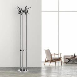 Alco Garderobenständer 2872-11, Mit 12 Haken, Metall, Silber / Schwarz -Wohnmöbel Gemischtwaren Geschäft a9daa52b79cbfdd608c2445d34e57355fe728cb4 garderobenstaender alco 2872 11