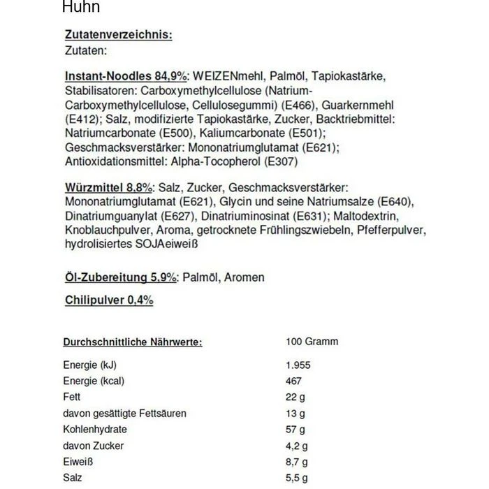 A-One Fertiggericht Chicken, Beef Und Duck Flavour, Nudelsuppe, 10x Huhn, Rind, Ente, Je 85g, 30 Pack 4 A-One Fertiggericht Chicken, Beef Und Duck Flavour, Nudelsuppe, 10x Huhn, Rind, Ente, Je 85g, 30 Pack – Bild 2