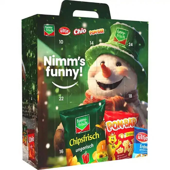 Adventskalender Intersnack Gefüllt Mit 24 Chips Und Snacks 3 Adventskalender Intersnack Gefüllt Mit 24 Chips Und Snacks
