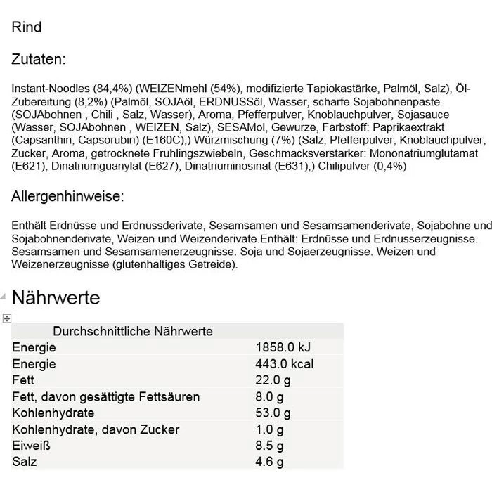 A-One Fertiggericht Chicken, Beef Und Duck Flavour, Nudelsuppe, 10x Huhn, Rind, Ente, Je 85g, 30 Pack 5 A-One Fertiggericht Chicken, Beef Und Duck Flavour, Nudelsuppe, 10x Huhn, Rind, Ente, Je 85g, 30 Pack – Bild 3