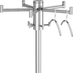 Kerkmann Garderobenständer Stilo, 6903, Mit 2 X 5 Haken, Metall, Alusilber -Wohnmöbel Gemischtwaren Geschäft b124ff77838fc2dc8b64e590dfe8d8f510f59d05 garderobenstaender kerkmann stilo 6903