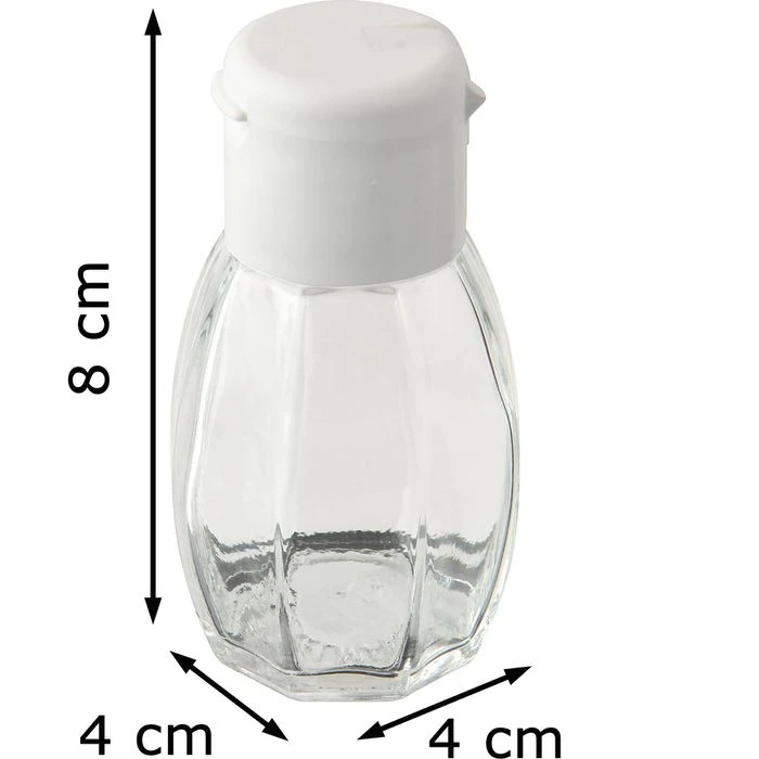 Fackelmann Salz-und-Pfefferstreuer Jade 47250, Aus Glas Mit Stiftkappe 4 Fackelmann Salz-und-Pfefferstreuer Jade 47250, Aus Glas Mit Stiftkappe – Bild 2