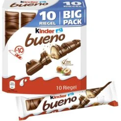 Schokoriegel Kinder-Bueno 215g, Je 21,5g, 10 Riegel