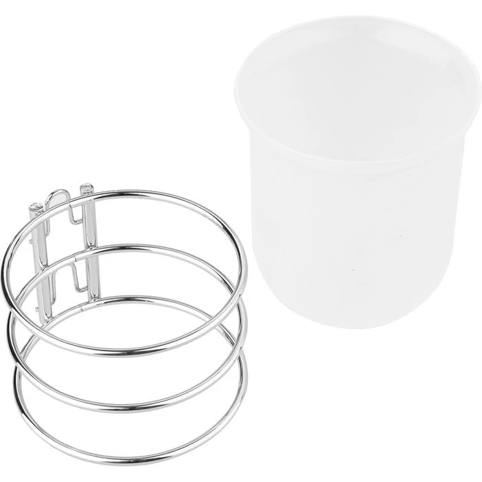 Wenko WC-Bürste Turbo-Loc, Weiß, Bürstenhalter Aus Glas, Zur Wandmontage 6 Wenko WC-Bürste Turbo-Loc, Weiß, Bürstenhalter Aus Glas, Zur Wandmontage – Bild 4
