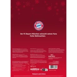 FC-Bayern-München Adventskalender 180g, Mit Schoko-Täfelchen, Gutschein & Autogrammkarten -Wohnmöbel Gemischtwaren Geschäft b80ebf4ec327337bd8c5243e2c00ba169cdf2c76 adventskalender fc bayern muenchen 2022 180g