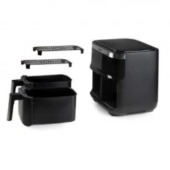 Domo Fritteuse Deli-Fryer Double Fry Zone, DO576FR, Heißluftfritteuse, 2 Backzonen, Für 2x 4 Liter -Wohnmöbel Gemischtwaren Geschäft b8aeb9cf344130a5a12ac984e23ff6a01608a5b3 fritteuse domo deli fryer double fry zone do576fr