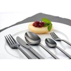 Gräwe Menümesser Lissabon, Edelstahl - Titan, Rostfrei, Schwarz, Set 6 Stück -Wohnmöbel Gemischtwaren Geschäft bcd67a1cced0c057468bc1cf0a1a96e09c65a0c9 menuemesser graewe lissabon edelstahl titan