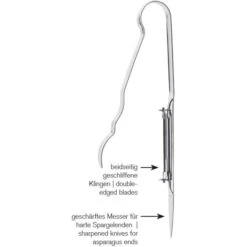 Westmark Sparschäler Asparago 60713360, Silber, Spargelschäler, Edelstahl Rostfrei -Wohnmöbel Gemischtwaren Geschäft bcfb01cf264f0f8e72ad008f71718ca9f543a3d8 sparschaeler westmark asparago 60713360 silber