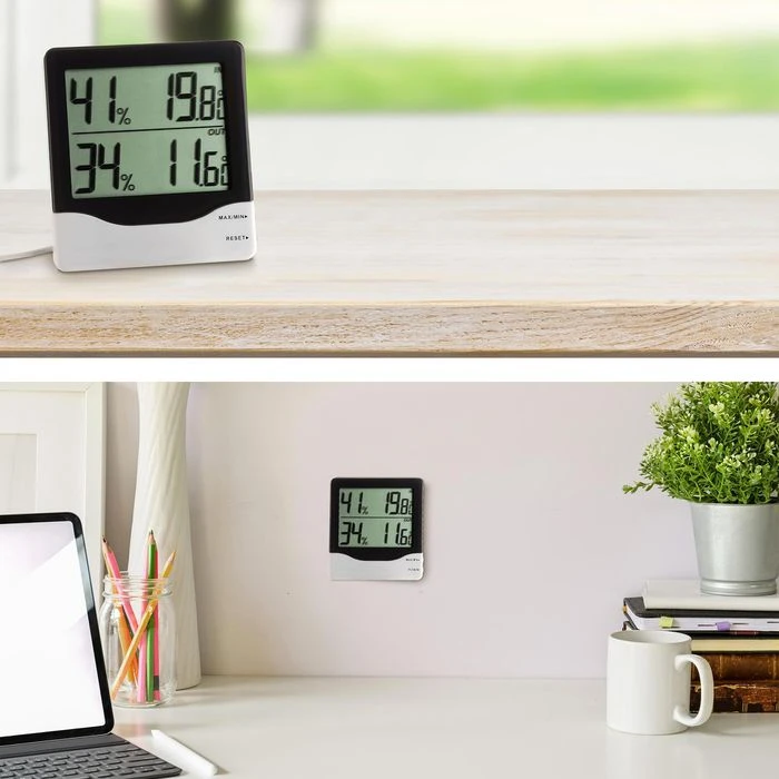 TFA Thermo-Hygrometer 30.5013 Innen / Außen, Digital, Mit Kabelfühler 4 TFA Thermo-Hygrometer 30.5013 Innen / Außen, Digital, Mit Kabelfühler – Bild 2