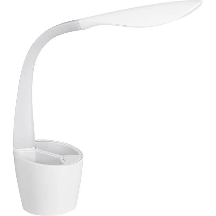 Alco Schreibtischlampe 9059-10 LED, Dimmbar, Weiß, Mit Butler Und Standfuß 4 Alco Schreibtischlampe 9059-10 LED, Dimmbar, Weiß, Mit Butler Und Standfuß – Bild 2