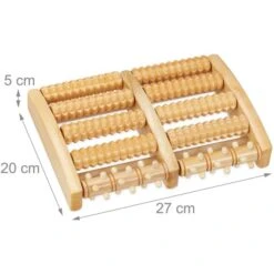 Relaxdays Fußmassagegerät Fußroller, 2 X 5 Rollen, Holz -Wohnmöbel Gemischtwaren Geschäft c181a6e4fde8474a016cb679767ce02e25af1264 fussmassagegeraet relaxdays fussroller