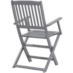 VidaXL Gartenstuhl 46334, Holz, Hochlehner, Grau, Klappbar, 4 Stück -Wohnmöbel Gemischtwaren Geschäft c282c6e89999875921433e6d0ab13a95828c1230 gartenstuhl vidaxl 46334 holz