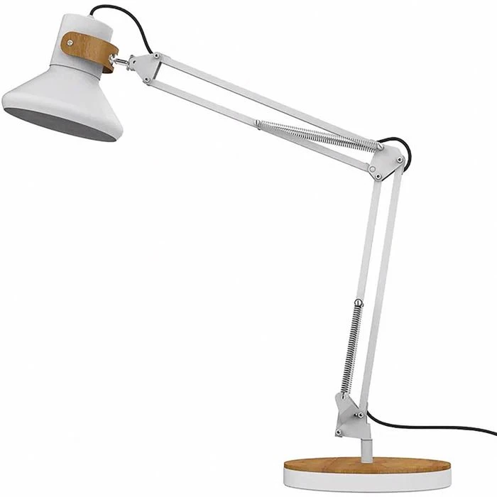 Unilux Schreibtischlampe Baya Bamboo, Mit Standfuß Und Tischklemme 3 Unilux Schreibtischlampe Baya Bamboo, Mit Standfuß Und Tischklemme