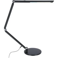 Paulmann Schreibtischlampe FlexBar, Standfuß, Dimmbar, Schwarz