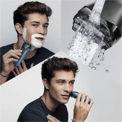 Braun Elektrorasierer Series 3 310BT Shave & Style, Für Herren, Wet & Dry, Mit Trimmer, Schwarz/blau -Wohnmöbel Gemischtwaren Geschäft cac39d1f3672c783849953d2cfb14f512d2cc7ac elektrorasierer braun series 3 310bt shave und style